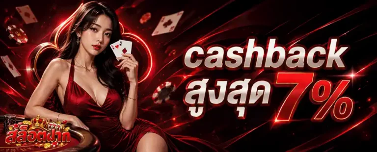 สล็อตฝาก cashback สูงสุด 7%